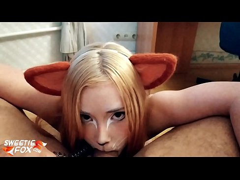 ❤️ Kitsune 吞下 迪克 和 暨 在 她的 嘴 ❤️❌ 蕩婦 在我們